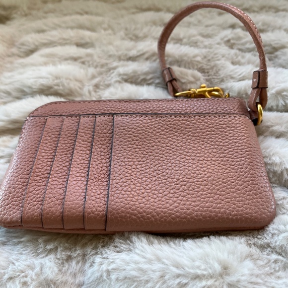 Tory Burch Perry bombe top zip card case - Picture 4 of 5